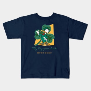 Gladstone Gander, the Luckiest Goose in the World Kids T-Shirt